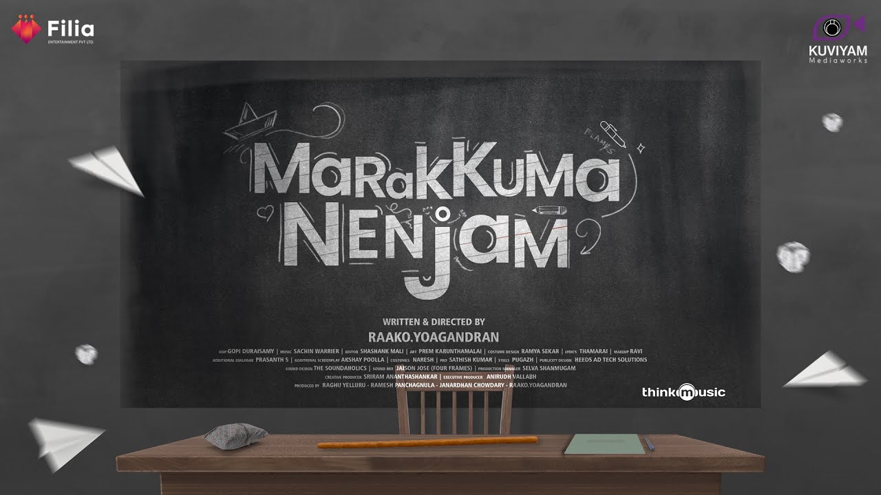 Marakkuma Nenjam - Title Announcement | Rakshan, Dheena, Malina | Raako.Yoagandran | Sachin Warrier