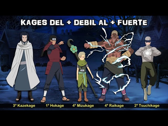 Naruto: estos son los Kages más poderosos de la historia