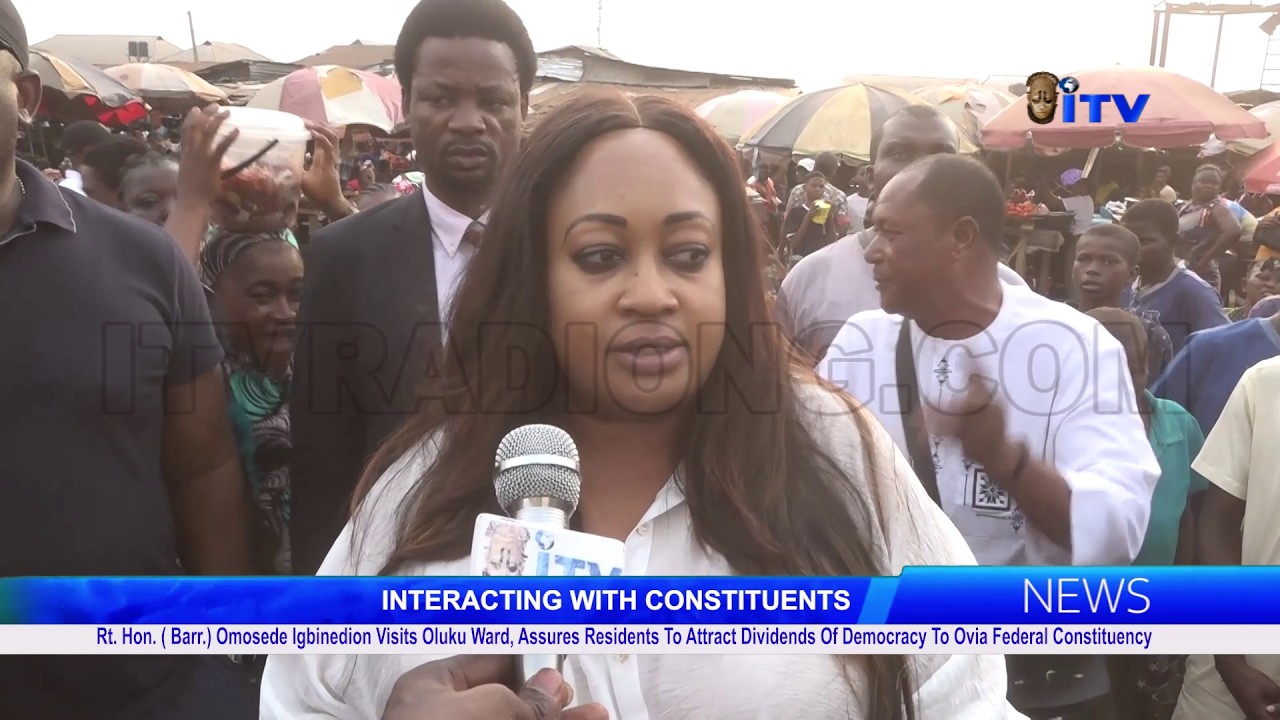Омоседе Игбинедион посетил район Олуку и пообещал «дивиденды демократии».