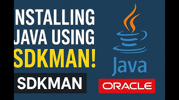Installing Java using SDK man (simplest way to install Oracle JDK)
