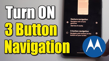 How to Turn ON 3 Button Navigation on Motorola Phone (Android Phone)