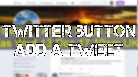 Twitter Add a tweet button thread new feature