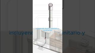 Modelado de red hidráulica en Revit 🚰 #Revit #RevitMEP #BIM #Hidraulica #MEP #Ingenieria #PVC #CPVC