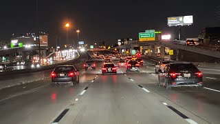 Full Driving On Houston Texas Wild Highways At Night 💯  Guide