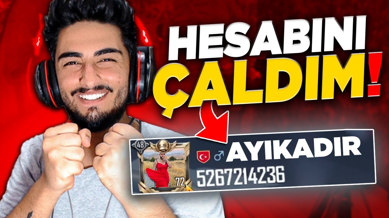 AYI KADİR'İN HESABINI YAYINDA ÇALDIM! 🤣 (TEHDİT ETTİ!) | PUBG Mobile