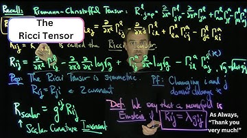 The Ricci Tensor