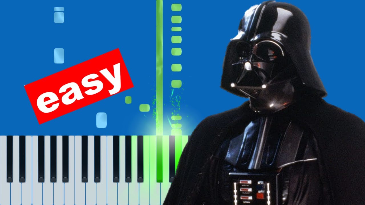 Star Wars Theme Song (Slow Easy) Piano Beginner Tutorial