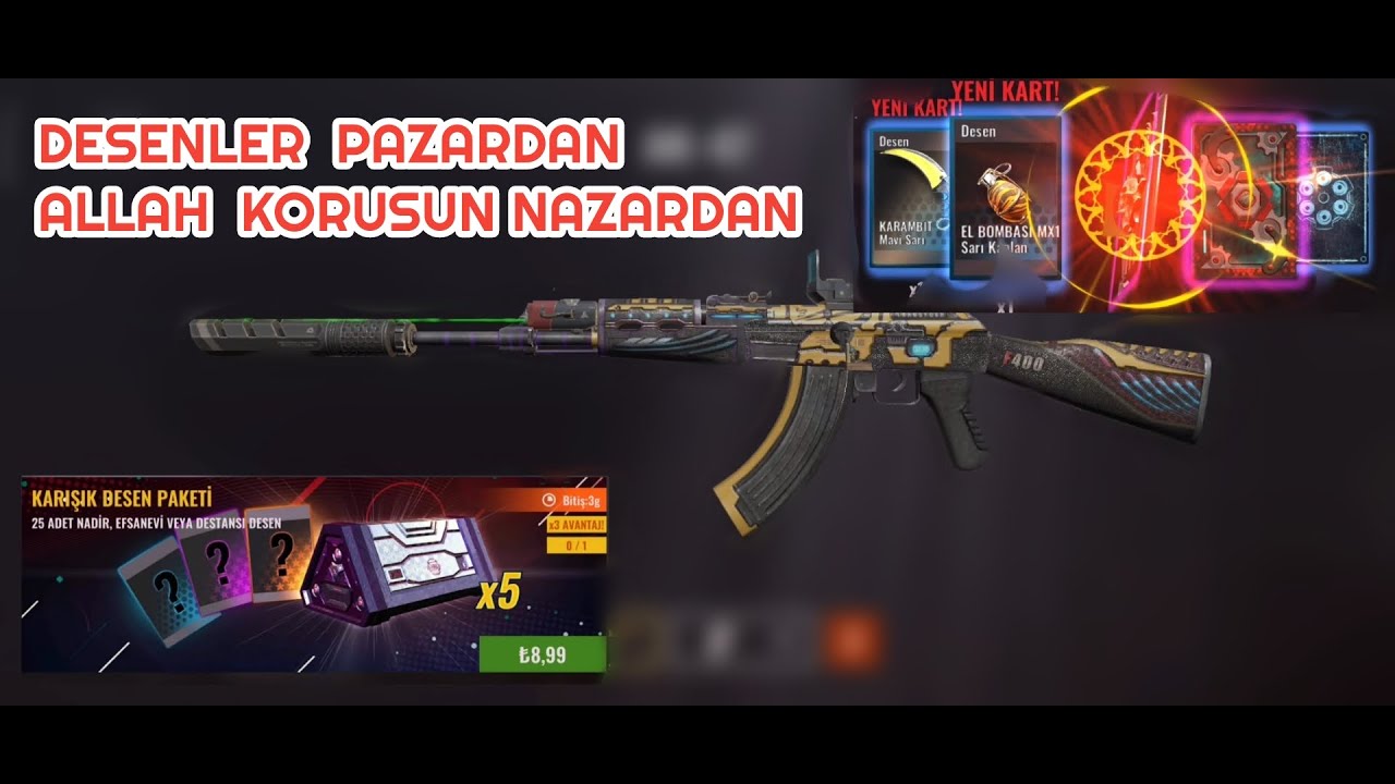 KARIŞIK DESEN PAKETİ! YENİ DESENLERLE GAMEPLAY | ZULA MOBİLE