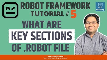 Robot Framework Tutorial #5 - Key Sections of Robot Framework File