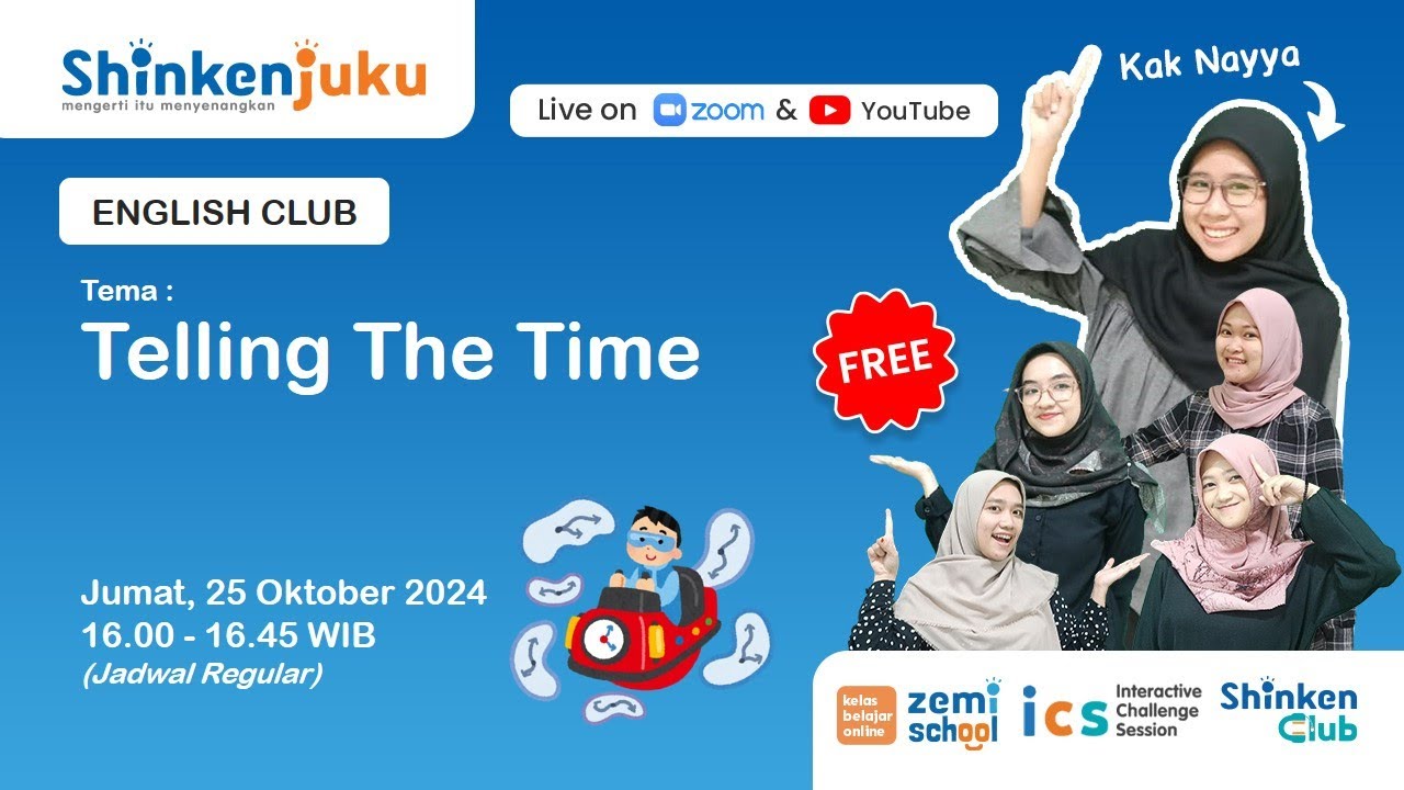 English Club Telling The Time YouTube