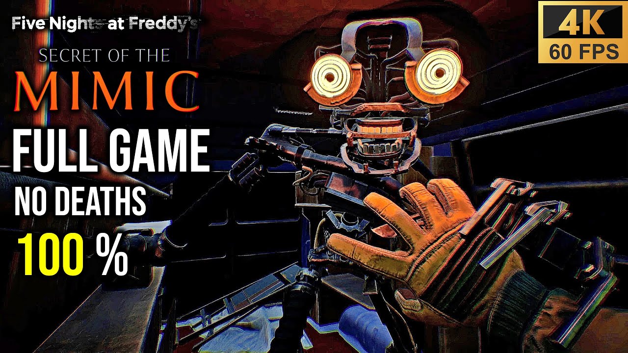 FNAF: Secret of the Mimic FULL GAME Walkthrough 100% ALL COLLECTIBLES ...