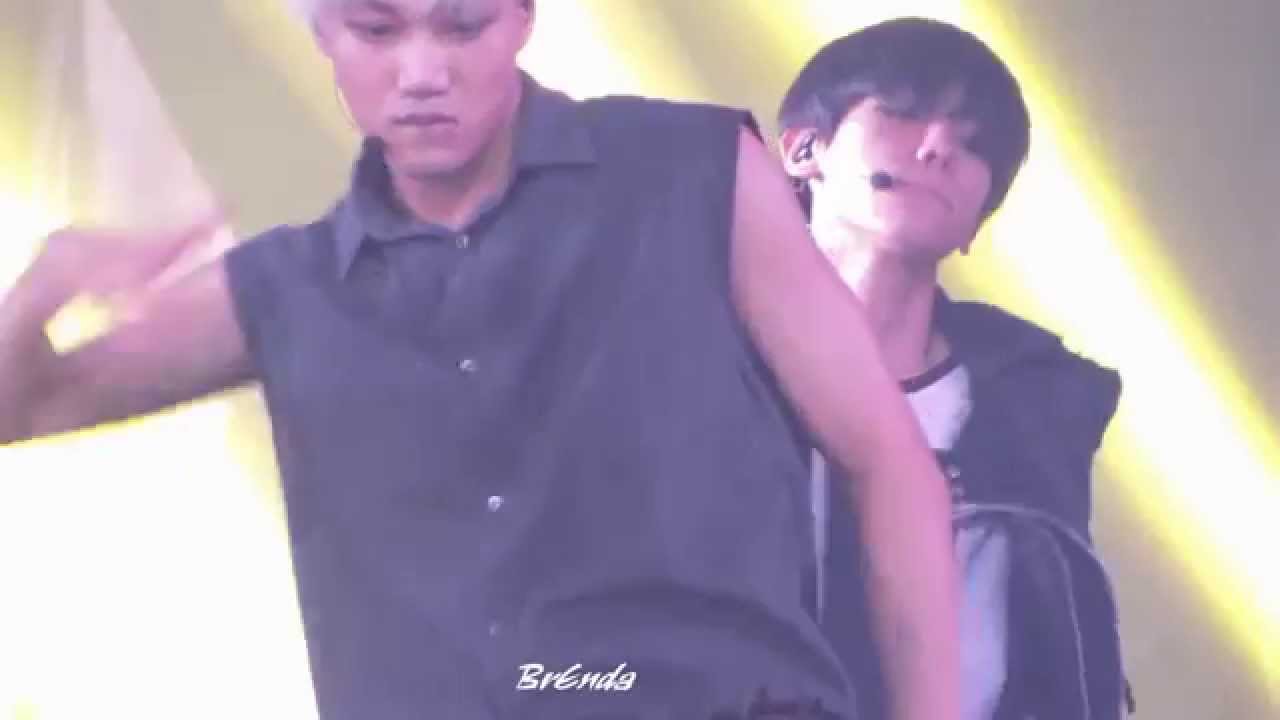 140602 THE LOST PLANET IN HK  Let Out The Beast BAEKHYUN foucs