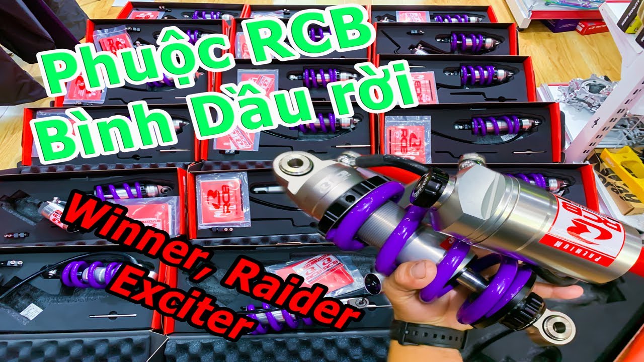 [CO XANH SHOP] Phuộc RCB bình dầu rời DB2N dành cho... - youtube