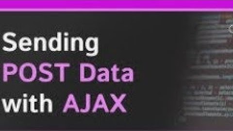 Data send using Ajax post method