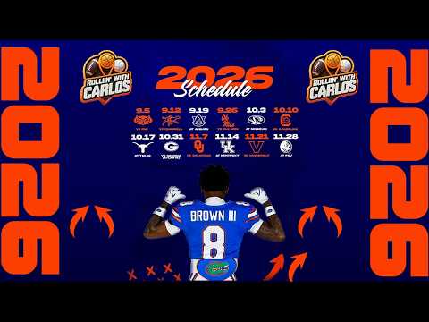 Early Thoughts On The 2026 Florida Gators Football Schedule YouTube Hqdefault 