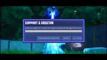 Support a creator Code Intro No text