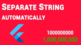 Flutter Tutorial | Flutter Tip - Separate String automatically screenshot 4