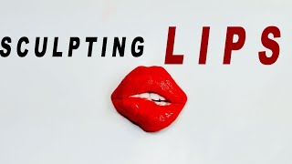 HOW TO SCULPT LIPS? Polymer clay best tutorial