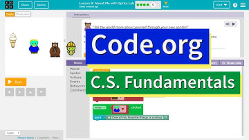 Code.org Course E Lesson 5.5 Mini-Project: About Me | Answer Tutorial | CS Fundamentals