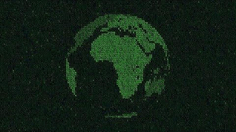 Spinning Matrix Globe | Motion Graphics - Videohive template