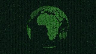 Spinning Matrix Globe | Motion Graphics - Videohive template