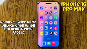 How To Remove Swipe Up To Unlock_Open When Unlocking With Face ID iPhone 16 Pro Max #new