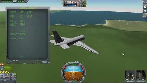 Automated airplane landing using kOS