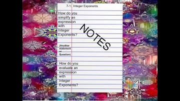 How do you simplify expressions with Integer Exponents?