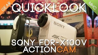 Quicklook Sony 4K FDR-X1000V Part 1 Hardware - YouTube