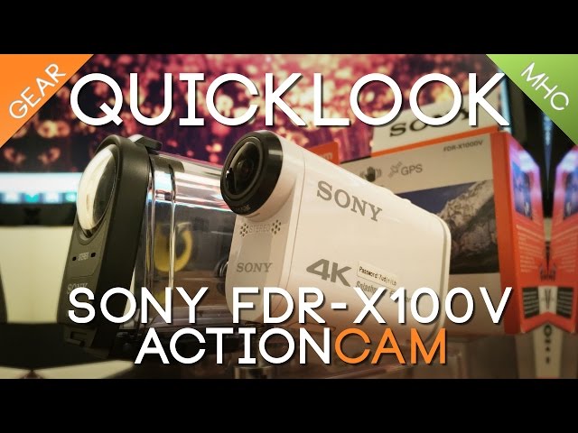 Quicklook Sony 4K FDR-X1000V Part 1 Hardware - YouTube