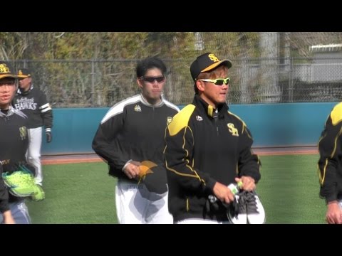 松坂大輔 B組ウォーミングアップ～2016ホークス春季キャンプ