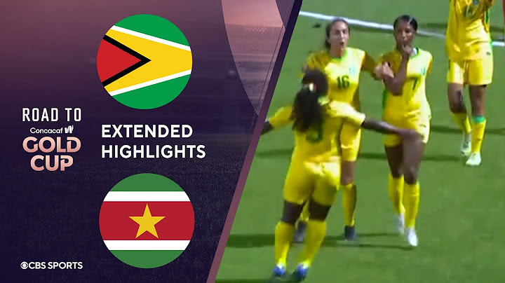 Guyana vs. Suriname: Extended Highlights | CONCACAF W Gold Cup | CBS Sports Attacking Third