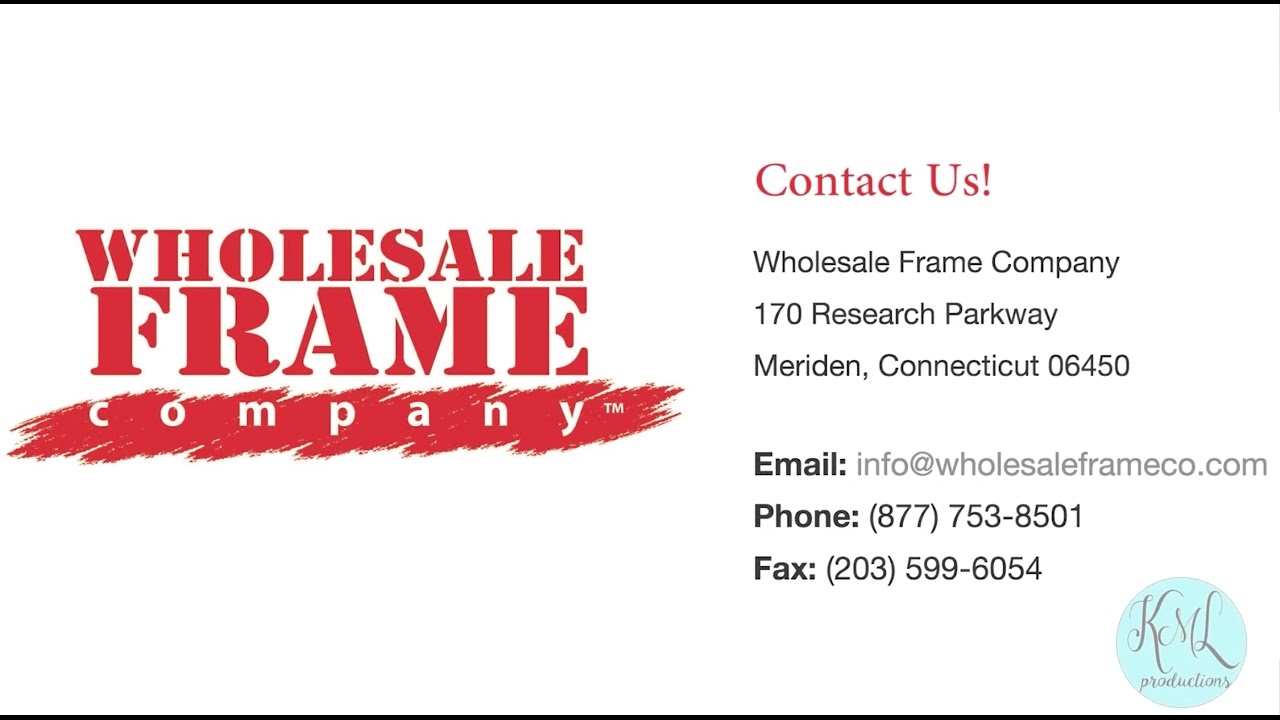 Wholesale Frame Company Meriden, CT YouTube