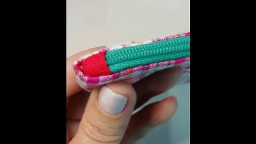 Absolute Beginners 3 - shorten a zipper & zipper tabs #shorts #sewing #zipper