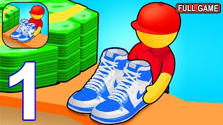 Outlets Rush - Gameplay Walkthrough Part 1 Full Game, All Shops, Max Level (iOS, Android) screenshot 5