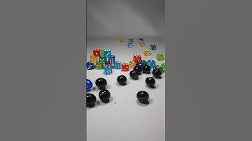 Colorful Dices, Beads and Marble Run Oddly Satisfying Reverse Video | ASMR