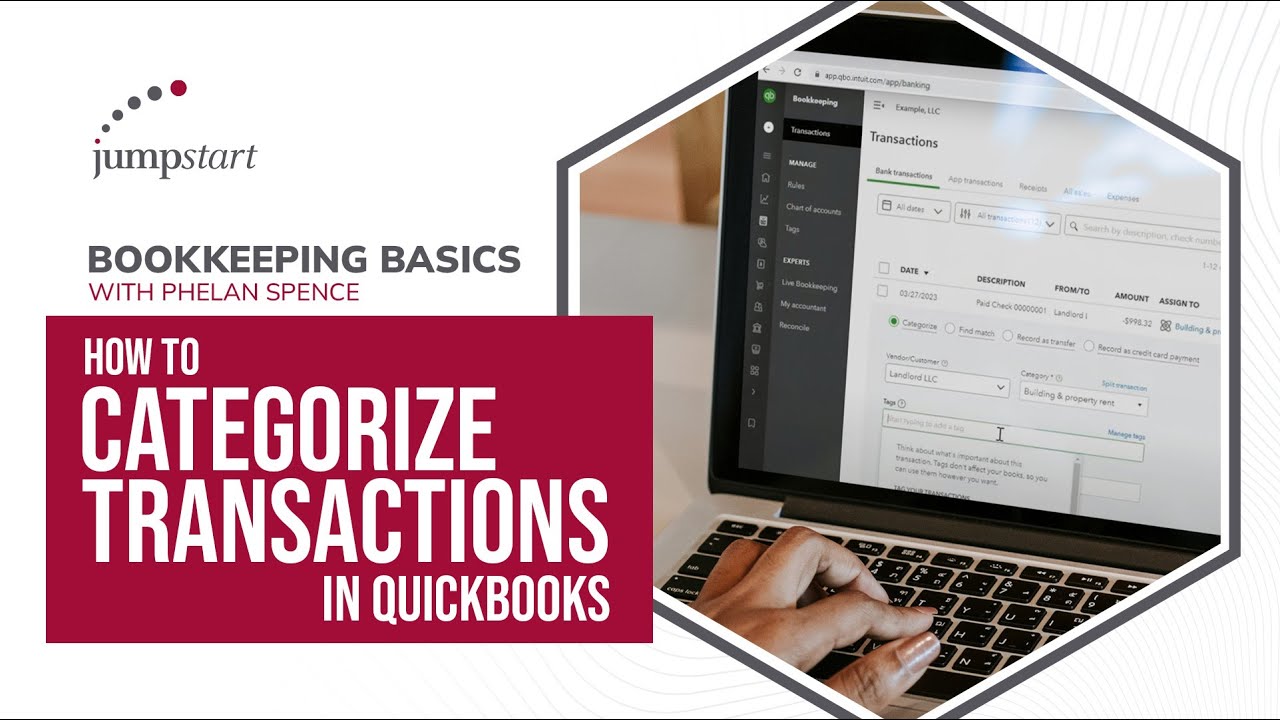 How to categorize transactions in Quickbooks - YouTube