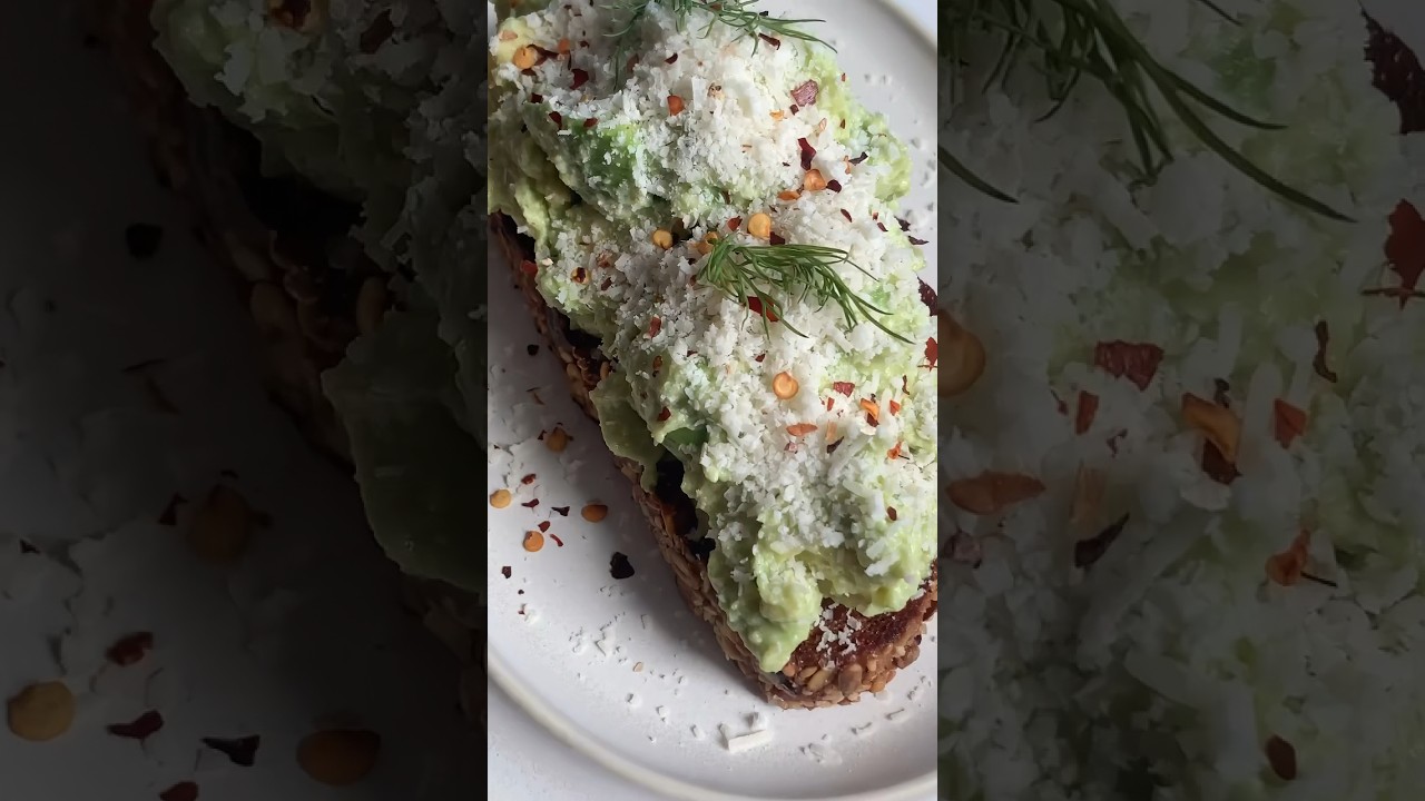 Avocado & Mascarpone Toast | #thedailybread @thefoodchictv