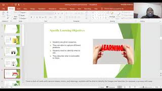 Field Experience on lesson presentation