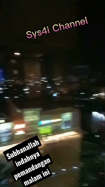 Indahnya suasana malam di lihat dari lt 14  Amarossa Grande Bekasi