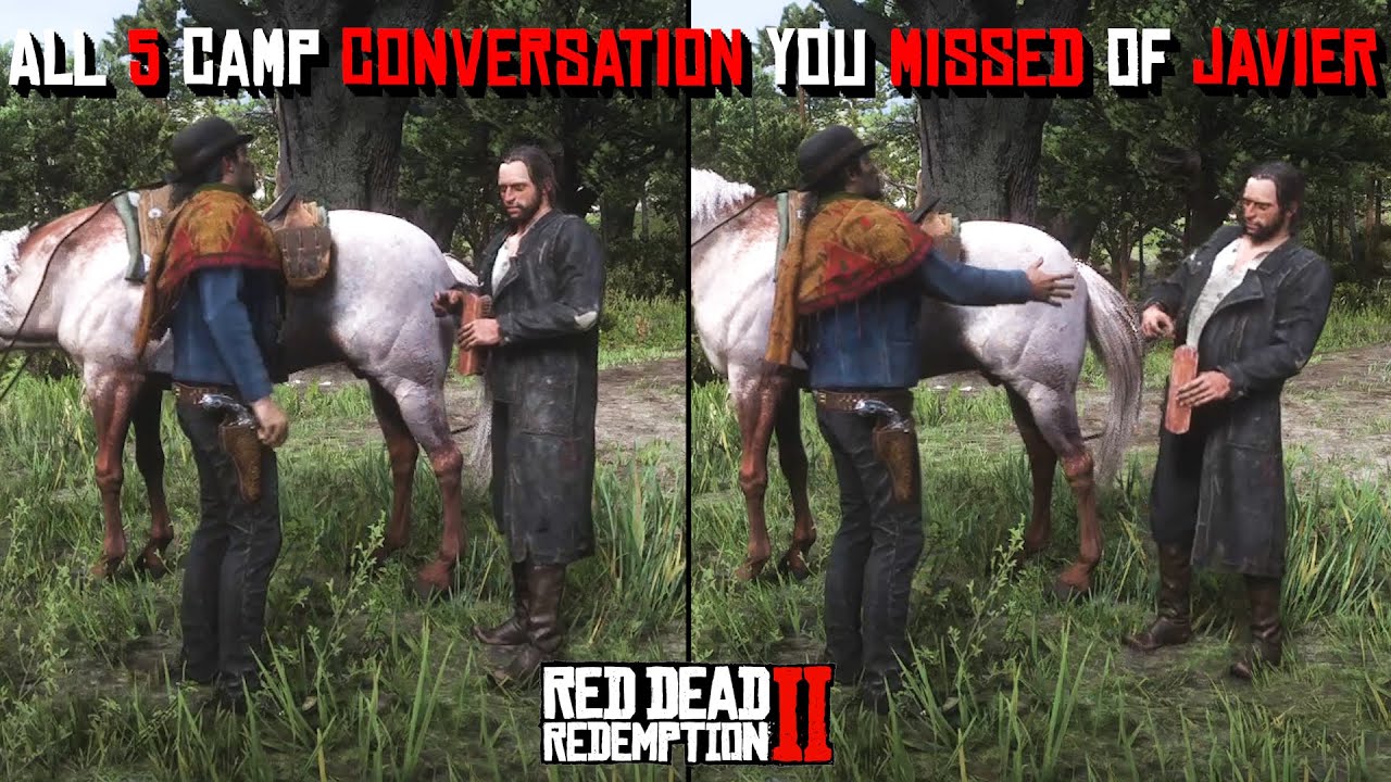 Javier Rdr2 Partner All 5 Camp Conversation You Missed Of Javier In Chapter 2 In Red Dead ...