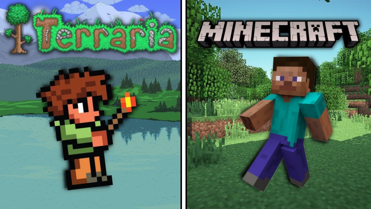 Terraria Isn T 2d Minecraft Youtube