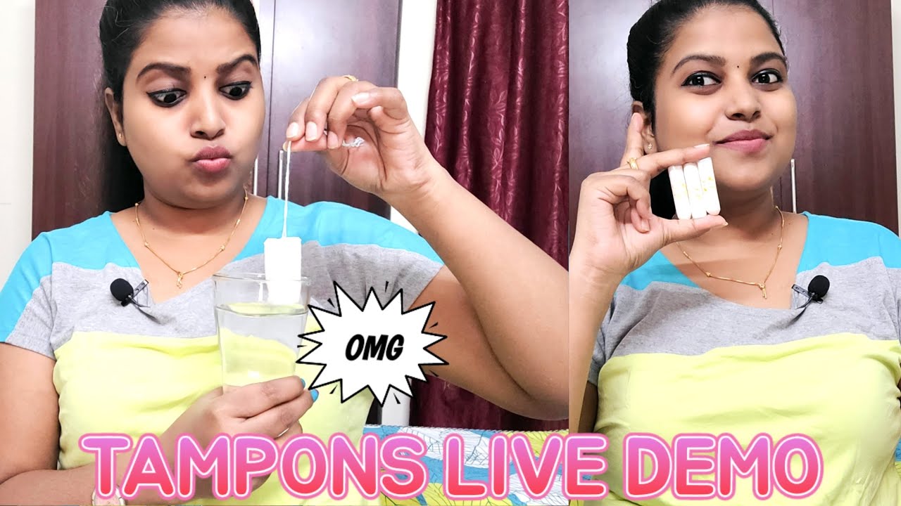 Must watch this before using tampons ️ ️Live demo using tampon Do's