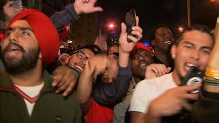 Thousands in toronto cheered on the raptors, who won their first nba
championship thursday night. raptors defeated two-time defending
champion gol...