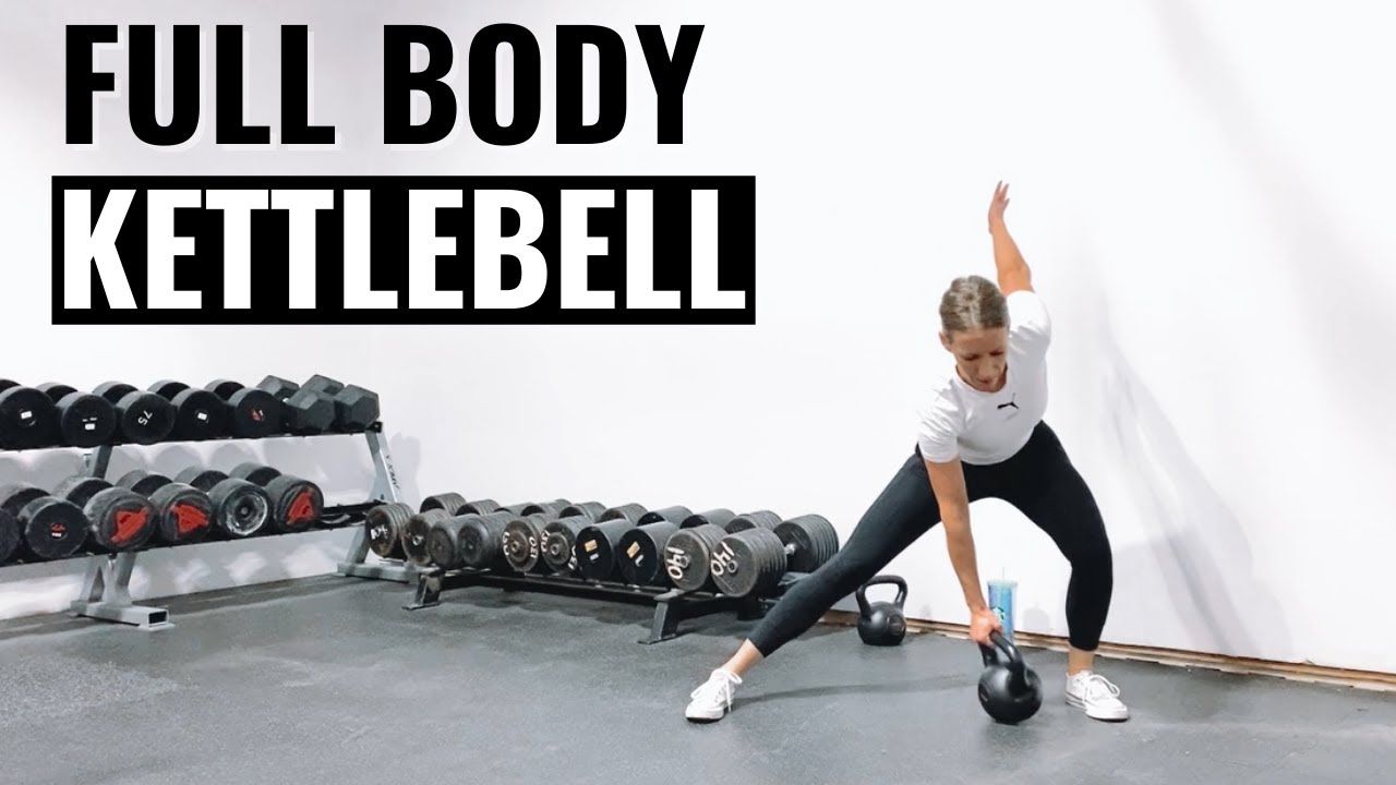 FULL BODY FAT BURNING KETTLEBELL WORKOUT (At home, Build Muscle