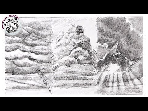 Video: Cómo Dibujar Nubes Con Un Lápiz