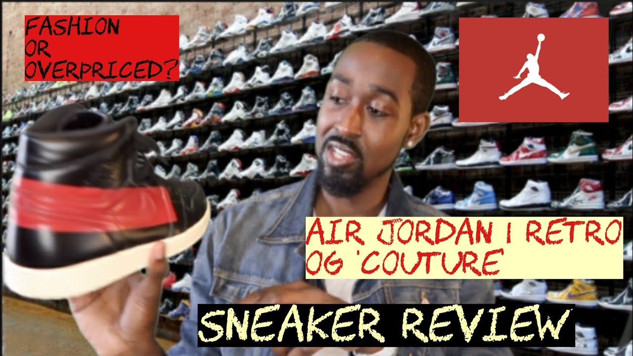 Air Jordan 1 Retro High OG Defiant Black University Red Muslim Couture Sneaker Review
