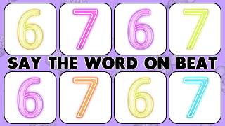 Say The Word On Beat Challenge | Level 1 - 5 | Level Easy to Insane SIX SEVEN screenshot 1