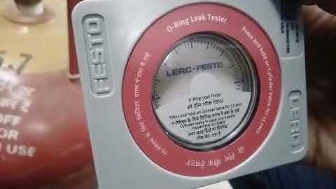 valve and o-ring leak test of cylinders using festo kit by nasrul kamar