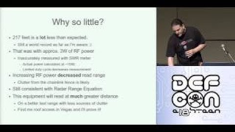 DEF CON 18 Hacking Conference Presentation By Chris Paget Extreme Range RFID Tracking Vide